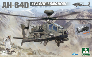 AH-64D Apache Longbow Attack Helicopter Takom 2601 model 1-35