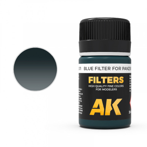 AK Interactive 071 Blue Filter for Panzer Grey 35ml 