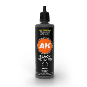 Black Primer 100 ml AK Interactive 11242