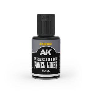 AK Interactive 12102 Black Precision Panel Liner 30ml