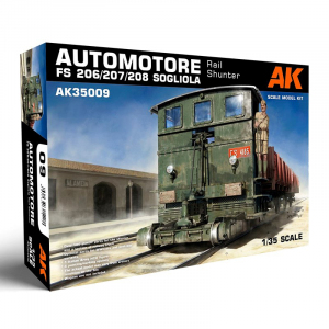 AK Interactive 35009 Automotore FS 206/207/208 Sogliola Rail Shunter