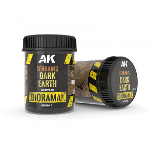AK Interactive 8018 Terrains Dark Earth 250ml