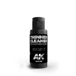 AK Interactive 9199 Thinner / Cleaner for Super Chrome 60ml 