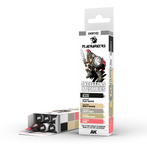 AK Interactive AKM102 Skeletons & Zombies Playmarkers Set 