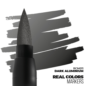 AK Interactive RCM011 Dark Aluminium Marker Real Color