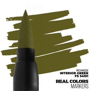 AK Interactive RCM022 Interior Green FS 34151 Marker Real Color 