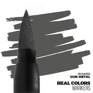 AK Interactive RCM032 Gun Metal Marker Real Color