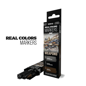 AK Interactive RCM103 Weapons - Real Colors Markers Set 