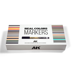 AK Interactive RCM150 Real Colors Markers - Special Box (34 pcs)