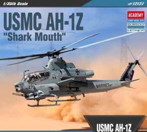 USMC AH-1Z Shark Mouth model Academy in 1-35