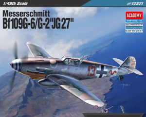 Academy 12321 Samolot Messerschmitt Bf109G-6/G-2 JG27 model 1-48