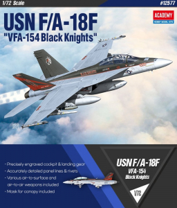Academy 12577 Samolot USN F/A-18F VFA-154 Black Knights 1-72