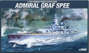 Admiral Graf Spee in scale 1-350 Academy 14103