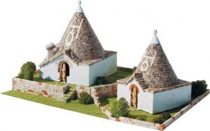 Aedes Ars 1257 Budynki stożkowe Trulli z Apulii 1/80 