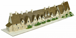 Aedes Ars 1601 Domy wiejskie z Bibury w Arlington 1:87