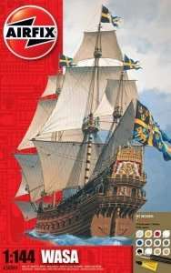 Airfix 50044 Okręt Wasa - zestaw z farbami, klejem