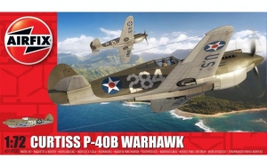 Curtiss P-40B Warhawk model Airfix A01003B in 1-72