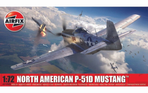 Airfix A01004B Samolot North American P-51D Mustang model 1-72