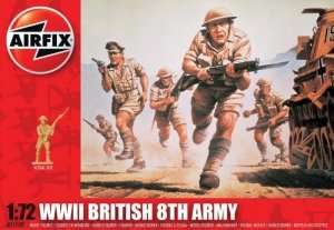WWII British 8th Army in scale 1-72 - Airfix A01709
