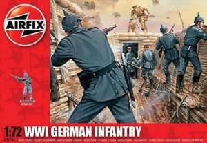 WWI German Infantry in scale 1-72 - Airfix A01726