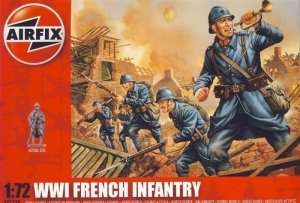 WWI French Infantry in scale 1-72 - Airfix A01728