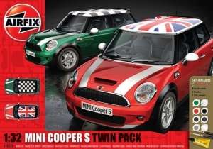 Mini Cooper S Twin Pack Gift Set Airfix 50126