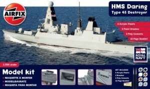 Modeling Kit - HMS Daring Type 45 Destroyer in scale 1-350
