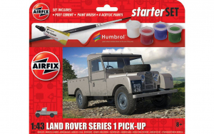 Airfix A55012 Zestaw z farbami Land Rover Series 1 Pick-Up 1/43