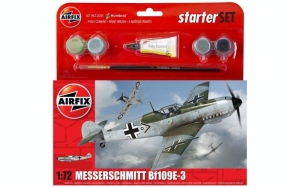Starter Set Messerschmitt Bf109E-3 Airfix A55106 in 1-72