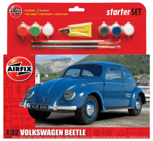 Starter Set Volkswagen Beetle model Airfix A55207 in 1-32