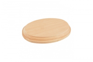Natural wood oval base 160x100 mm Amati 8046/04