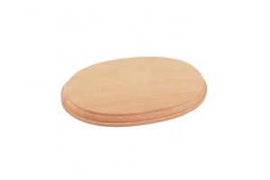 Natural wood oval base 210x130 mm Amati 8046/05