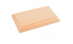 Natural wood base 170x100 mm Amati 8048/17