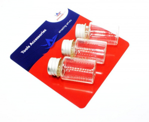 Amazing Art 14545 Buteleczki szklane 15ml x 3 szt. 