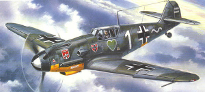 Amodel 72125 Messerschmitt Bf109 F-4