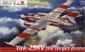 Yakovlev Yak-25RV Amodel 72212-01 in 1-72