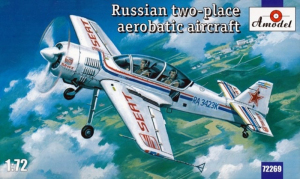 Two-place aerobatic aircraft Suchoj Su-29 Amodel 72269 in 1-72 