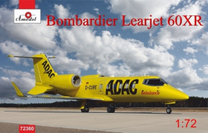 Bombardier Learjet 60XR Amodel 72360 in 1-72