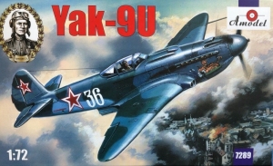 Yak-9U model Amodel 7289 in 1-72