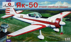 Yakovlev Yak-50 second serial version Amodel 7294 in 1-72