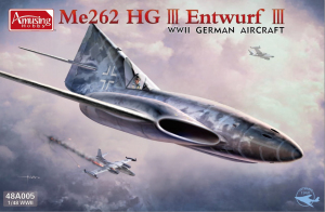 Amusing Hobby 48A005 Messerschmitt Me262 HG III Entwurf III 1/48 