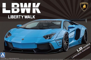 Aoshima 05989 LB-Works Lamborghini Aventador LBWK Liberty Walk 1/24