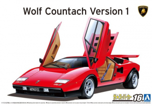 Aoshima 06336 Lamborghini Wolf Countach Version 1 1/24 