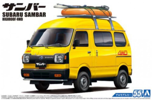 Aoshima 06389 Subaru K88 Sambar High Roof 4WD 1980 1/24