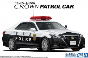 Aoshima 06872 Toyota Crown GRS214-AEZRH - Police Patrol Car 1/24