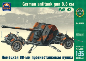 Ark Models 35006 German PaK 43 8,8 cm antitank gun model 1-35