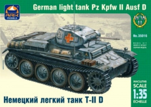 Pz.Kpfw.II Ausf.D model Ark Models 35016 in 1-35