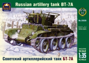 Russian artillery tank BT-7A model Ark Models 35026 in 1-35