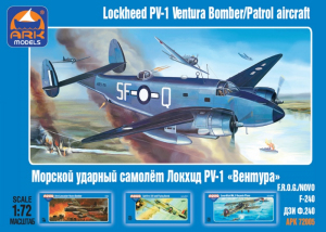 Lockheed PV-1 Ventura Bomber/Patro aircraft Ark Models 72005 in 1-72