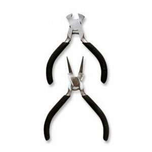 Set of round nose pliers and front cutting pliers Artesania 27035